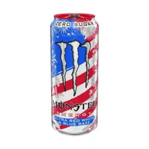 Monster Ultra Red White Blue Razz Zero Sugar