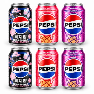 Pepsi Mix Box 🎁 – Raspberry Ripple, Cherry Vanilla & Peach